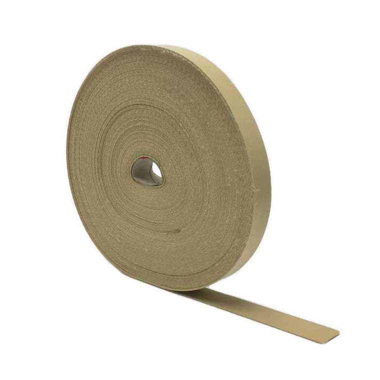 Rubber singelband Pirelli 38 mm breed kleur beige
