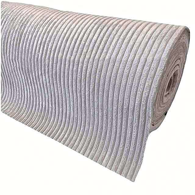 Ribcord Licht grijs 140 cm breed
