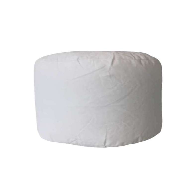 Poef vulling polyether vlok wit doorsnede 40 cm hoogte 40 cm