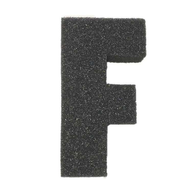 Schuim Letter F