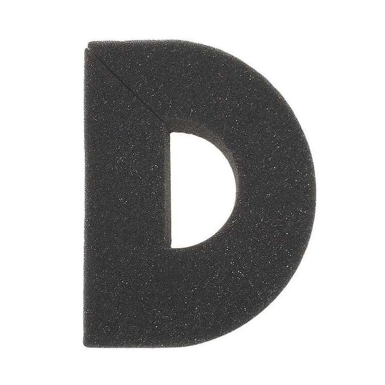 Schuim Letter D