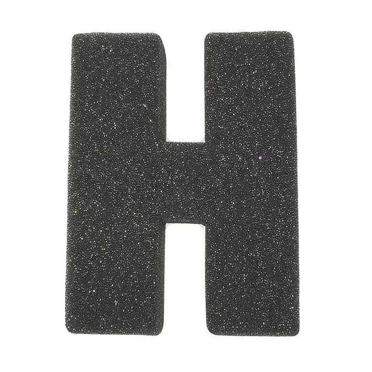 Schuim Letter H