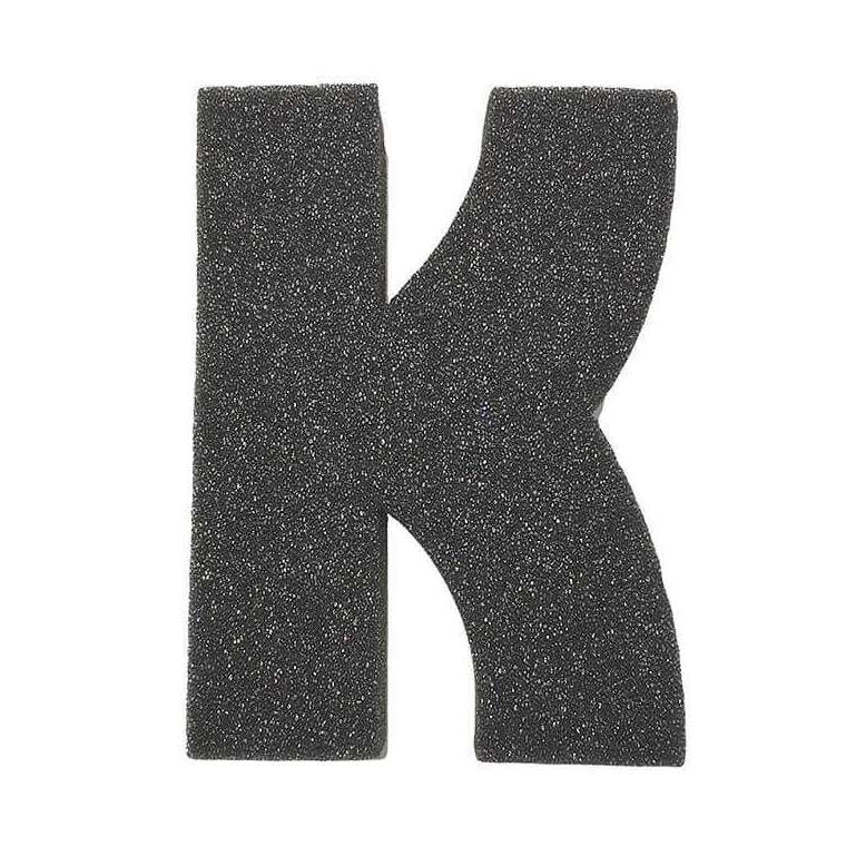 Schuim Letter K