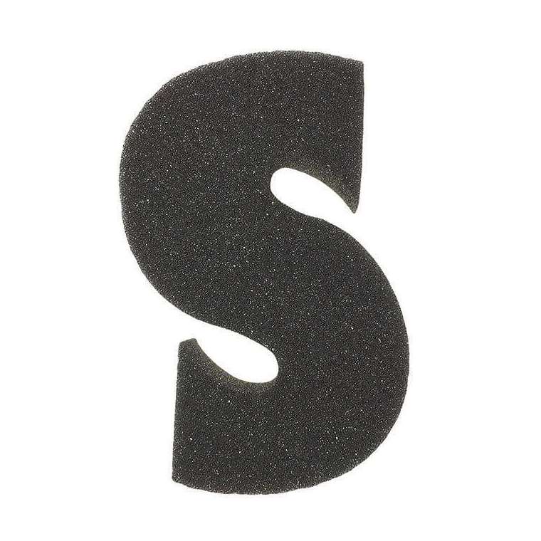 Schuim Letter S