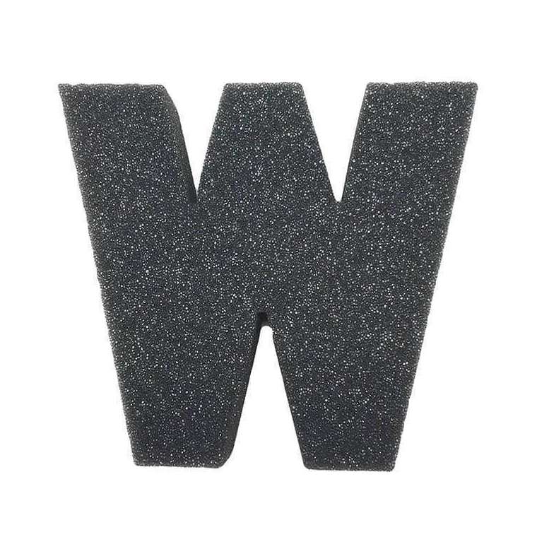 Schuim Letter W