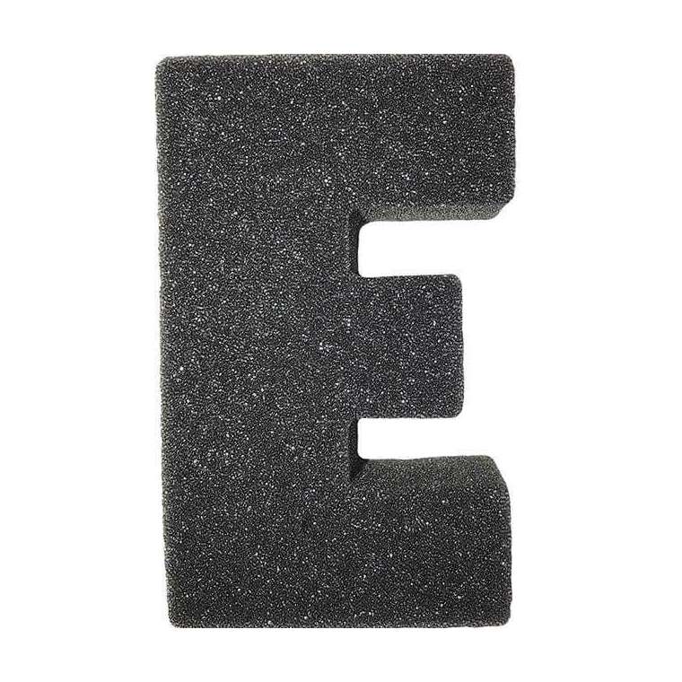 Schuim Letter E
