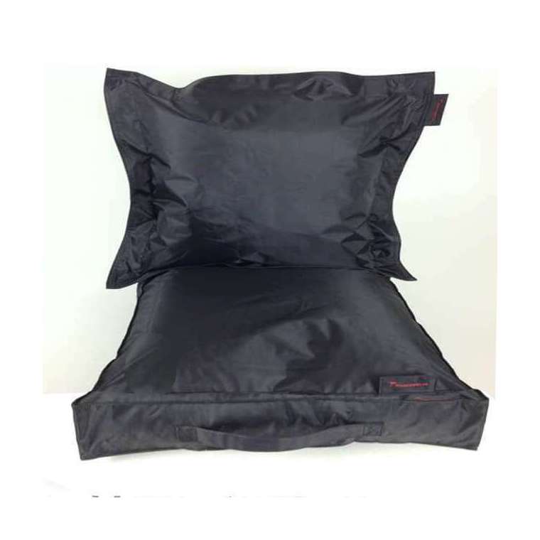 Outdoor set pvc zwart 50x50x10 cm + 50x50 cm