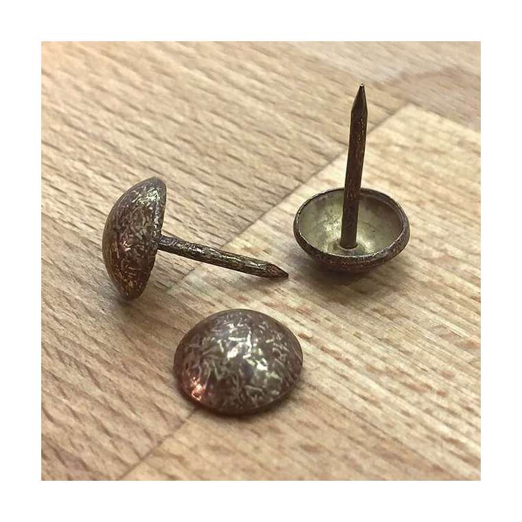 1000 siernagels bruin gespat