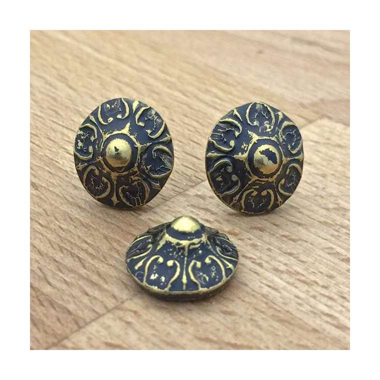 Siernagel D28 Brons renaissance kop 14 mm