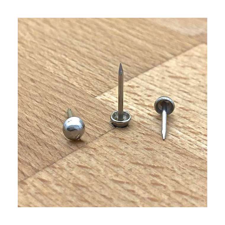 Siernagel D34 zilver kleur zeer klein nageltje kop 4 mm