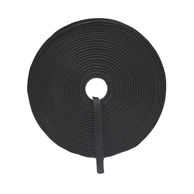 PP band 20 mm breed kleur zwart.